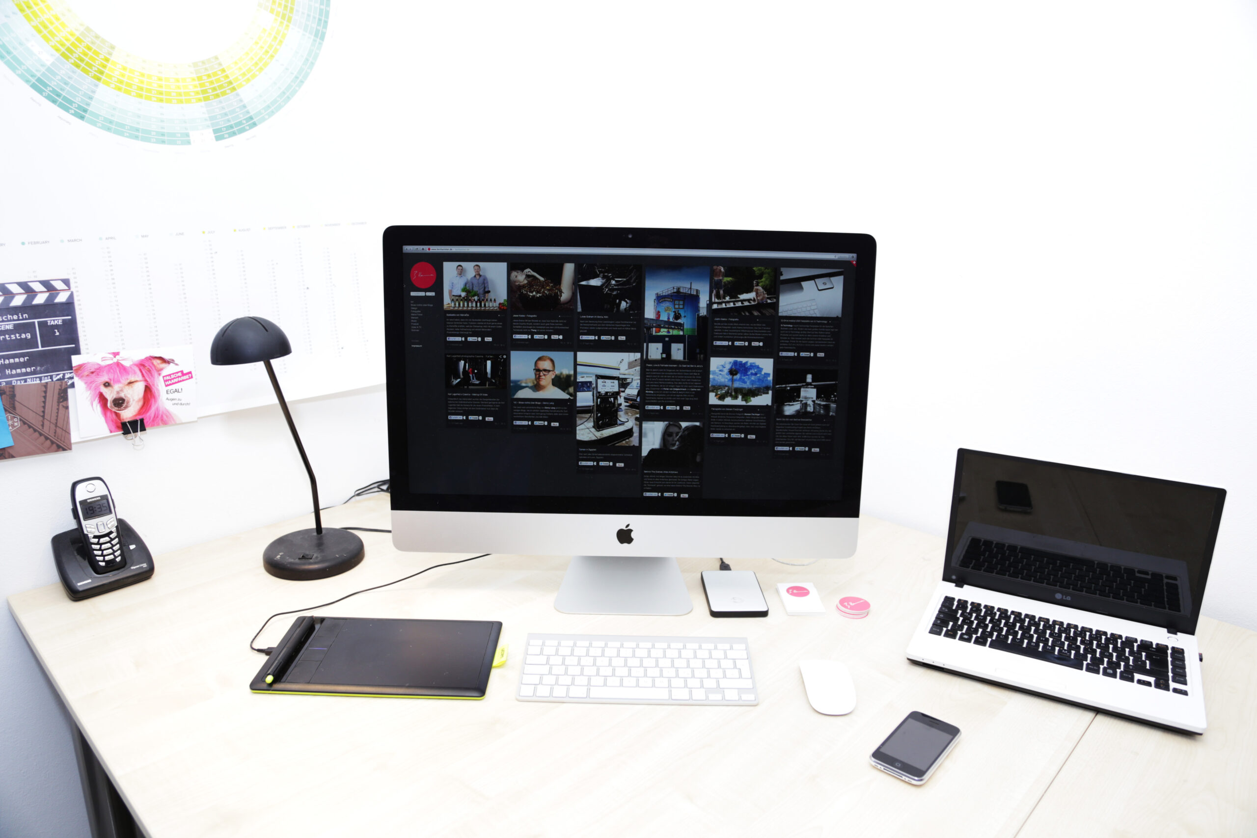 Mein Schreibtisch im Jahr 2013